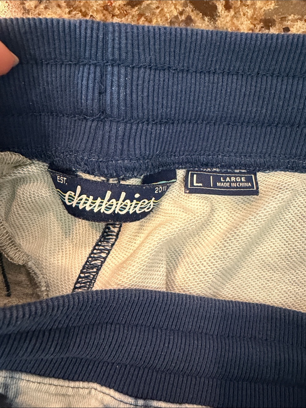 chubbies Men's Navy Blue Sweatpants Joggers